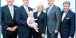 Patrick Kennedy and Garen Staglin at the One Mind for Research Gala in LA with Tom Hanks, Glenn Close, and General (Ret.) Peter Chiarelli