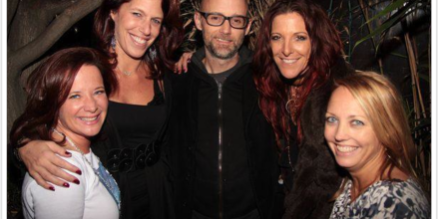 Grammy winner Moby with the Flawless team