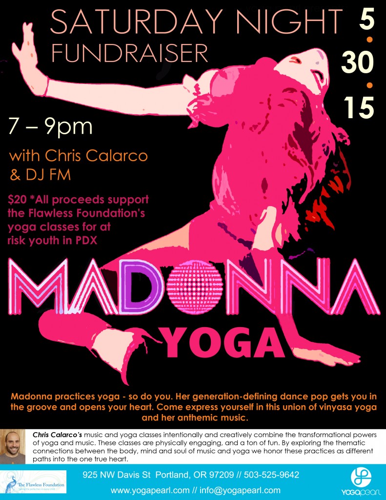 Madonna Yoga Flyer