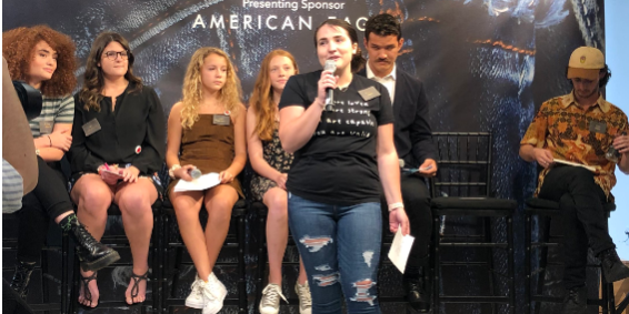 Gabby Frost at the “YMentalHealth” event