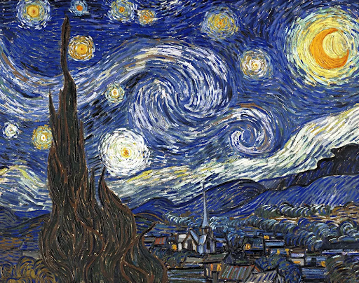 The Starry Night by Vincent van Gogh Picture Credit: Britannica 
http://britannica.com/biography/Vincent-van-Gogh
